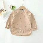 Waterproof Long Sleeve Smock Bib with Pocket – Kidoriko