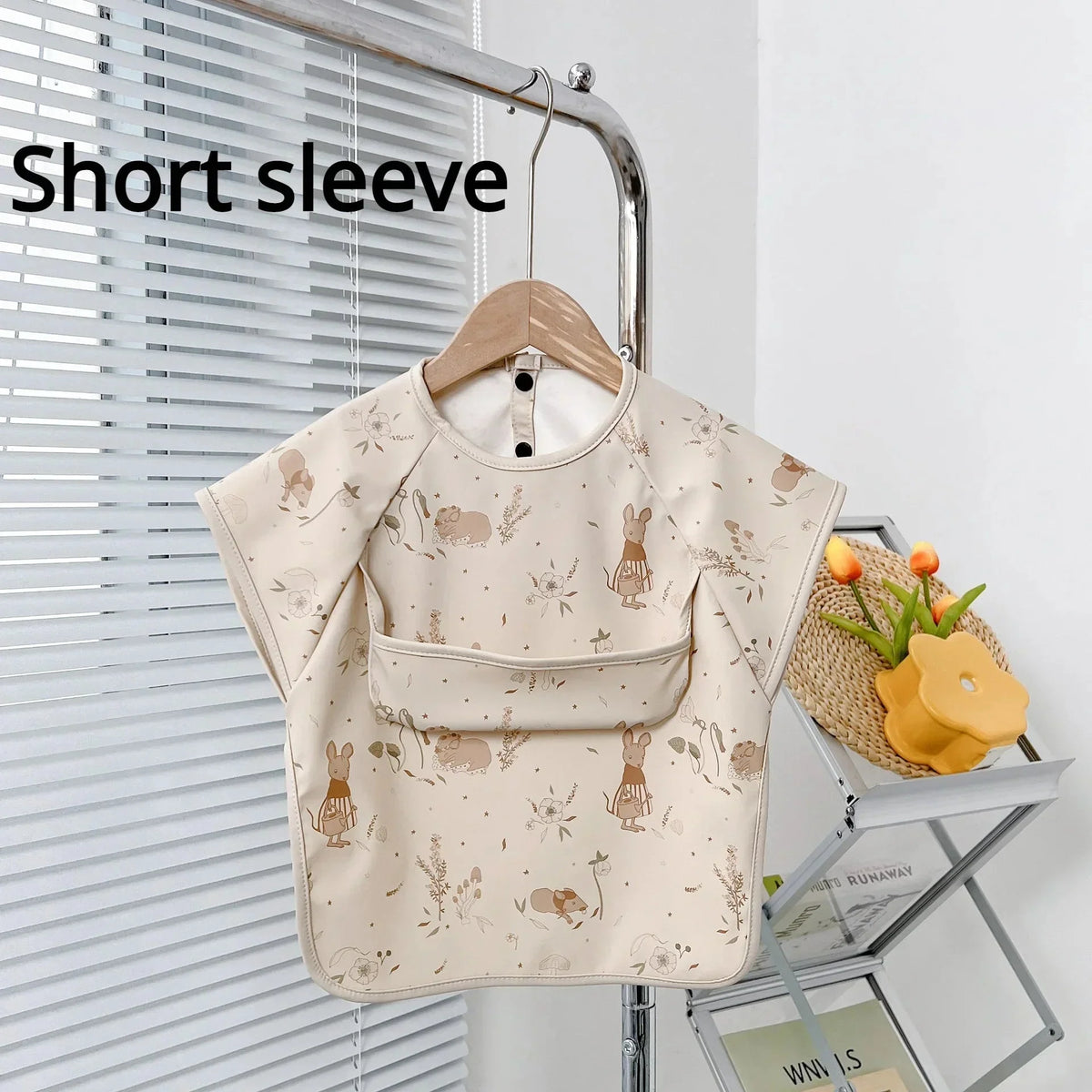 Waterproof Long Sleeve Smock Bib with Pocket – Kidoriko